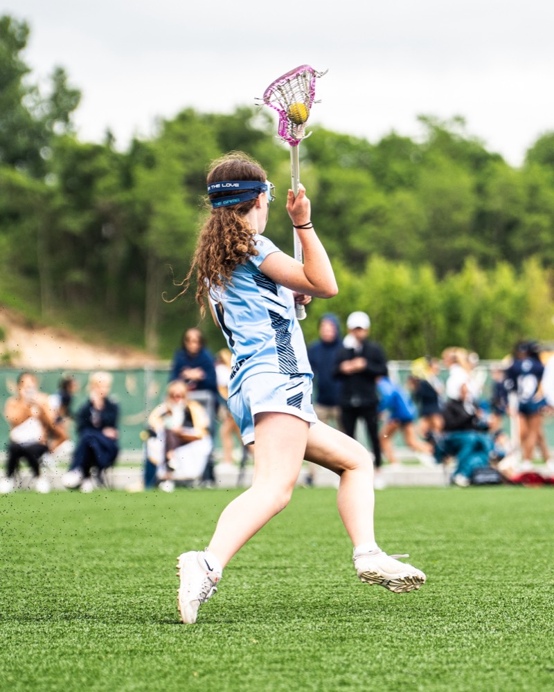 An FLG player winding up to shoot.
