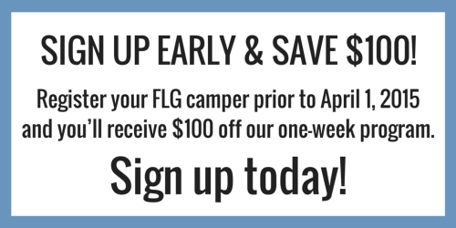 SIGN UP EARLY & SAVE $100!