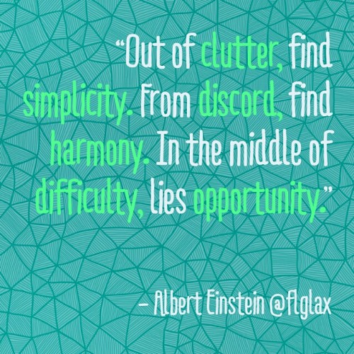 Opportunity - Albert Einstein